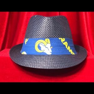 Blue LA Rams fedora 2020 logo